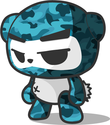 Military Camouflage Little Ninja Panda thumbnail